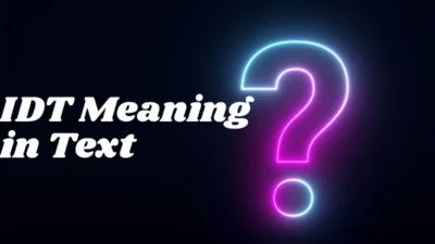 IDT Meaning in Text