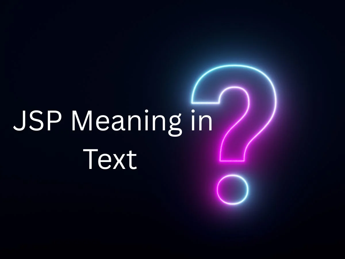 jsp-meaning-in-text