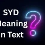SYD Meaning in Text